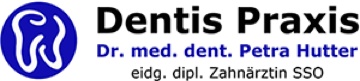 Dr. med. dent. Petra Hutter, DENTIS PRAXIS - Zahnarzt Logo