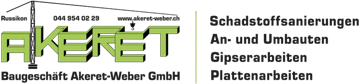 Baugeschäft Akeret-Weber GmbH Logo