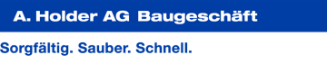 A. Holder AG Baugeschäft Logo