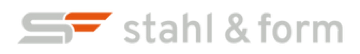 stahl & form ag Logo