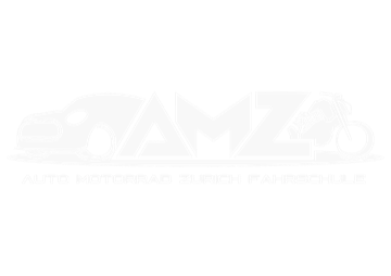 AMZ Fahrschule Zürich | Auto Fahrstunden, Motorrad Grundkurse, VKU Logo